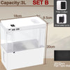 Mini Fish Tank 3L Desk Fish Tank 5L Water Plastic Fish Tank Botton Filter With Water Pump Fish Bowls
