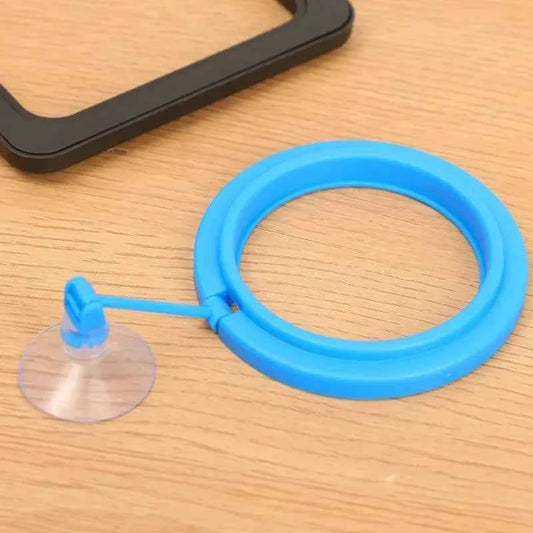 Aquarium Feeding Ring Fish Tank Station Floating Food Tray Feeder Square Circle Accessories Fish Foods Feeder With Suction Cup