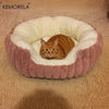 Jumbo Soft Warm Cat Bed - Plush Cozy Puppy Sofa with Backrest, Washable Non-Slip, Polyester Pet Bed for Kittens & Small Dog - Play Paws Toys