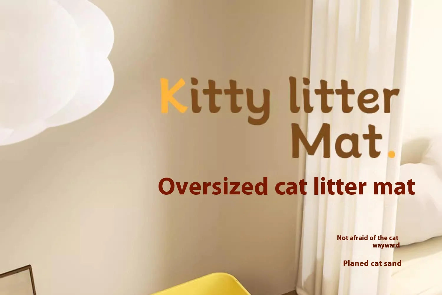 Extra Large Cat Litter Mat Heavy Duty Waterproof 2 Layer Non Slip Washable Pet Floor Protector Litter Box Sand Stopper - Play Paws Toys