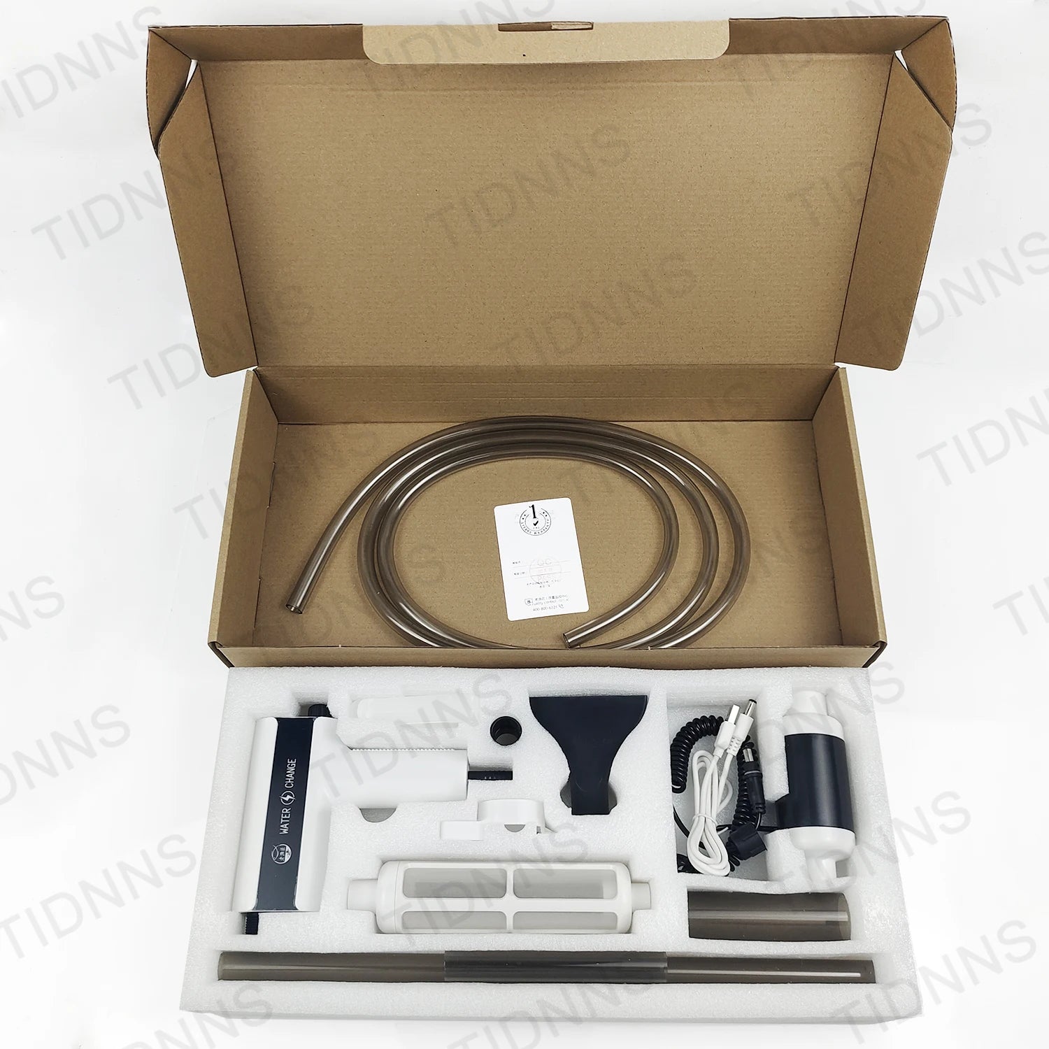 Powerful Suction Aquarium Electric Syphon Operated Fish Tank Sand Washer Vacuum Gravel Water Changer Siphon Filter Cleaner