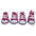 Creative 4PCS/Set Pet Shoes with Adjustable Drawstring Waterproof Puppy Pet Dogs Boots Canvas Breathable Pet Supplies Pets