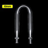 Aquarium Air Pipe Connector U Shaped Pipe Fish Tank Co2 Oxygen Tube Check Valve Glass Tube for Co2 Diffuser Air Pump Accessories