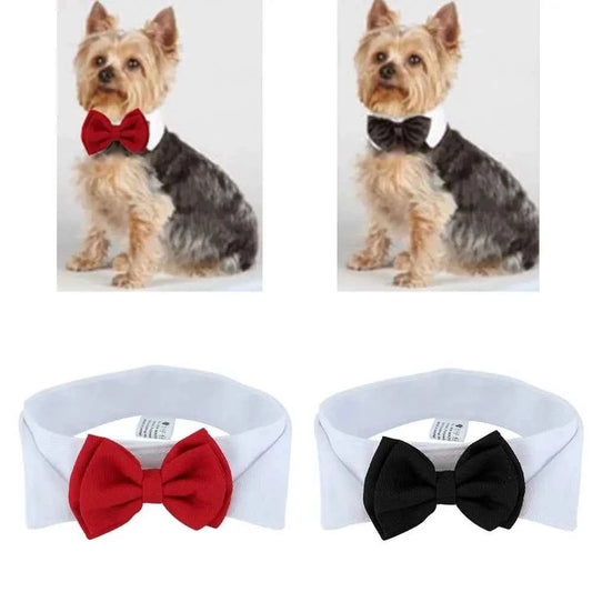 Comfortable Tuxedo Bowtie Pet Accessories Dog Necktie Bow Tie Collar Formal Tie Pet Bow Tie