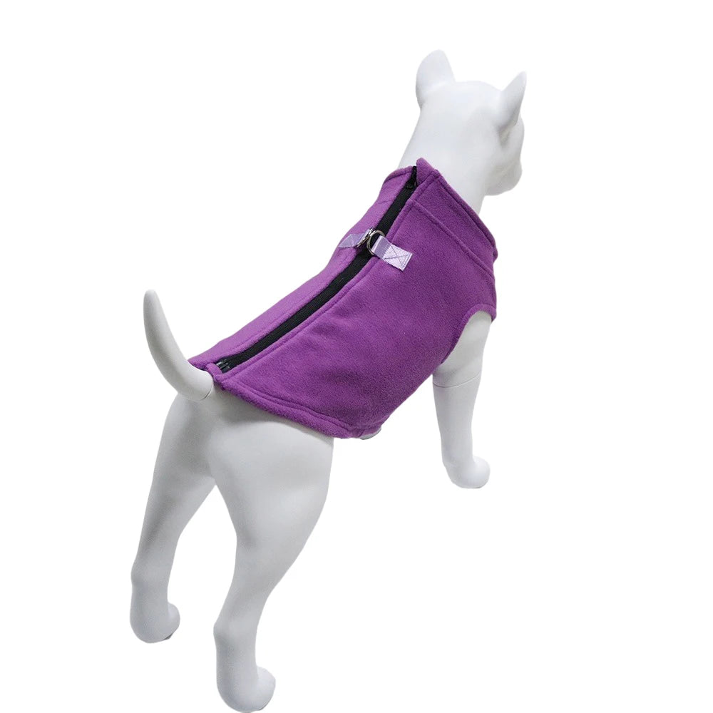 Winter Dog Clothes Soft Fleece Chihuahua Jacket French Bulldog Coat for Small Medium Dog Cat Warm Vest Puppy Pug Pet Apparel