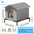 Stray Cat Houses with Mat Waterproof Winter Warm Shelter Foldable Pet Cave Nest Sleeping Beds for Outdoor Cats Small Dog Puppies - Play Paws Toys
