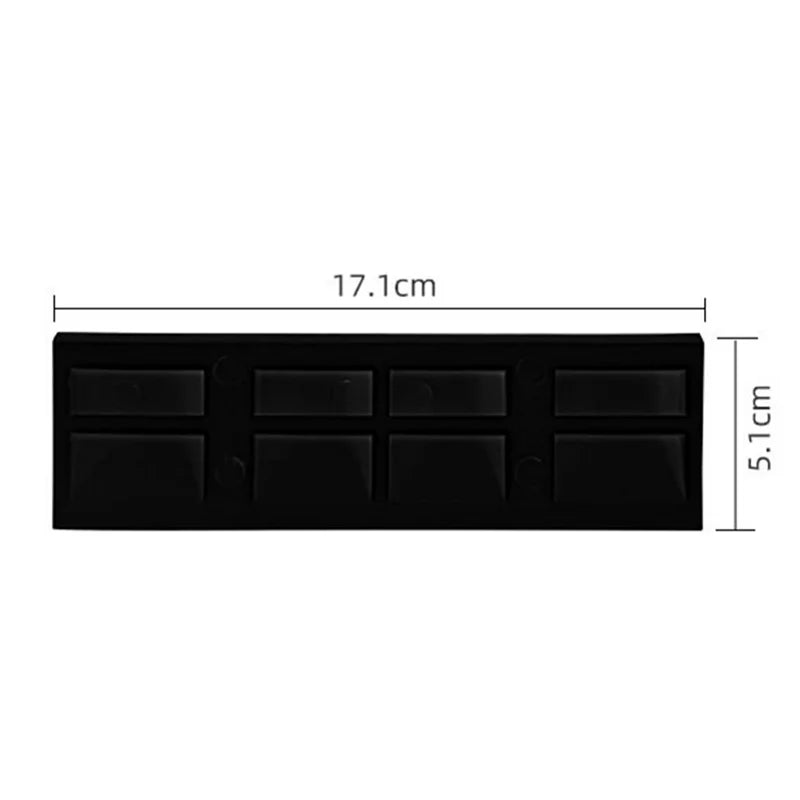 Anti-Slip Threshold Door Step Ramp Kit for inteligent Robot Vacuum Cleaner Lightweight TPE Ramp for Wheelchairs