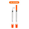 30PACK 0.3ml 0.5ml 1ml Disposable Individually Wrapped Insulin Syringe for Animals,Lab