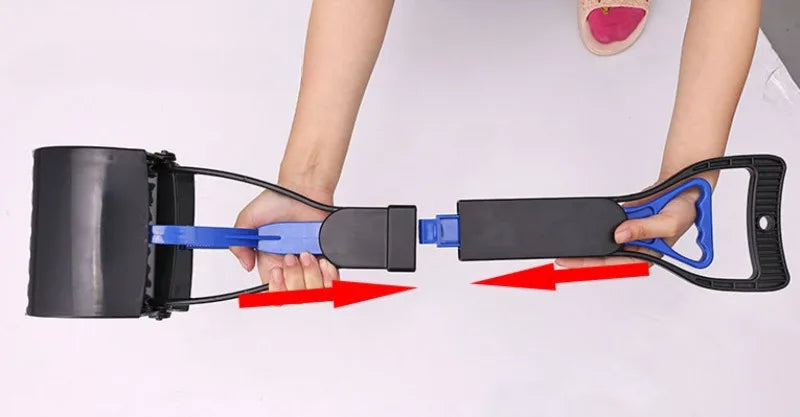 New Dog Poop Picker Extra Long Handle Large Collapsible Scooper Outdoor Dog Walking Cleaning Tool Feces Collector Pet Products