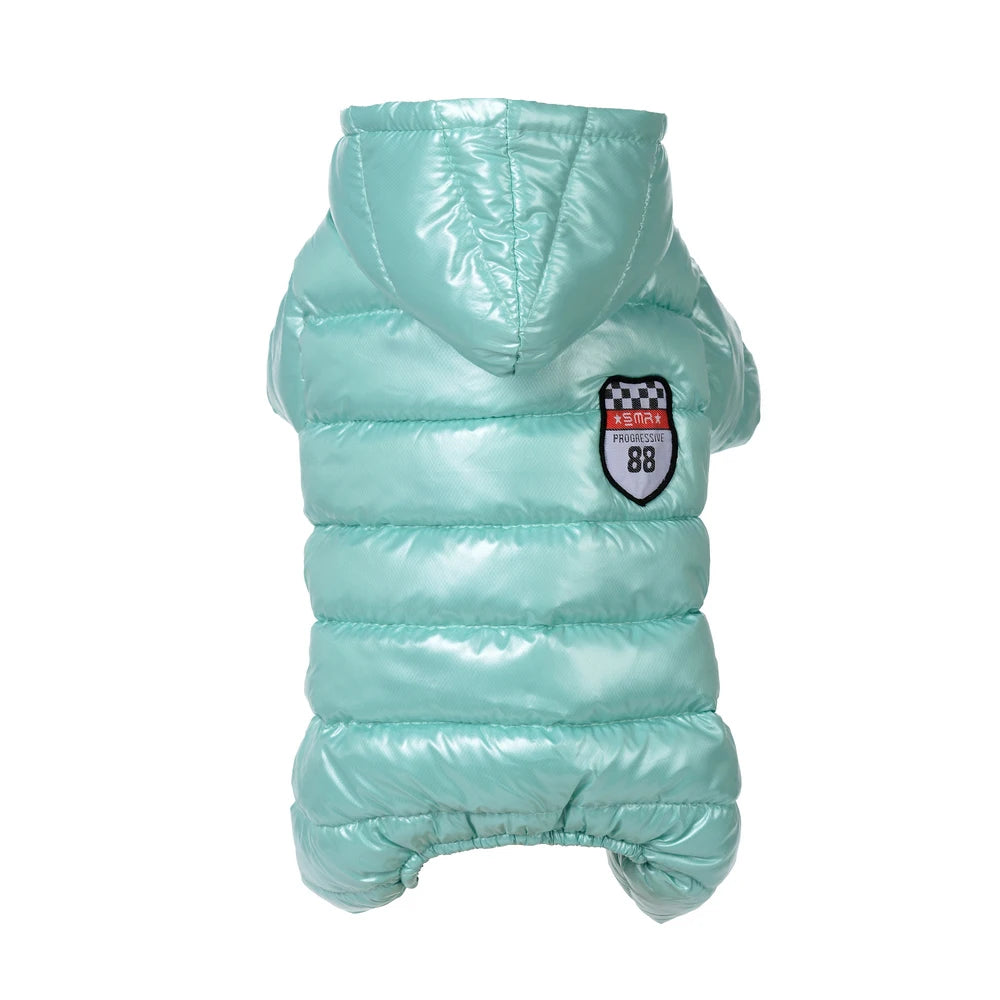 Waterproof Dog Jumpsuit For Small Medium Dogs Winter Warm Pet Jacket Windproof Puppy Hooded Coat Chihuahua Bulldog Pug Outfits