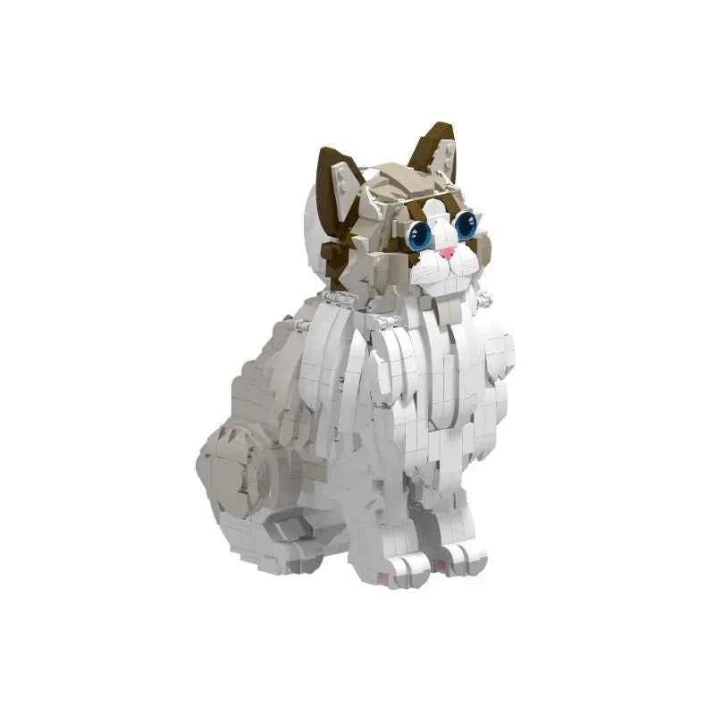 1438-Piece Jumbo Cat Building Set   Creative Animal Model Kit for Teens & Adults, Premium Collector's Gift with Color Box