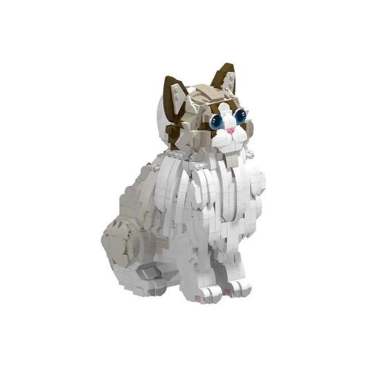 1438-Piece Jumbo Cat Building Set   Creative Animal Model Kit for Teens & Adults, Premium Collector's Gift with Color Box