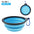 1PC 350ml Soft Silicone Pet Dog Bowl Folding Travel For Portable Collapsible Food Water Feeding Hanging Storage Odorless