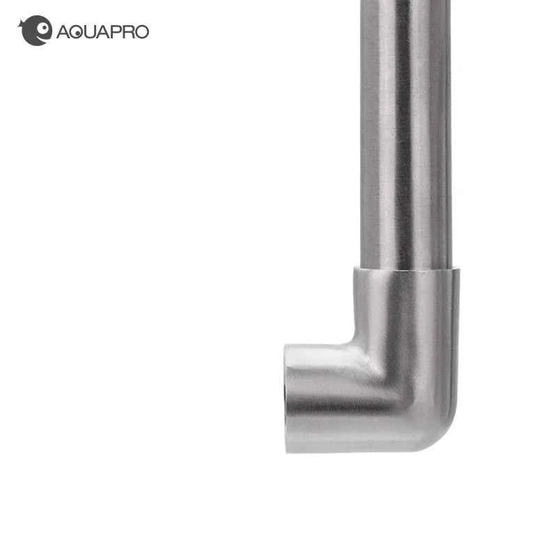 AQUAPRO Mini Skimmer Stainless Steel Inlet Outlet Pipes Inflow Outflow Shrimp Water Filter Aquarium Fish Tanks Accessories