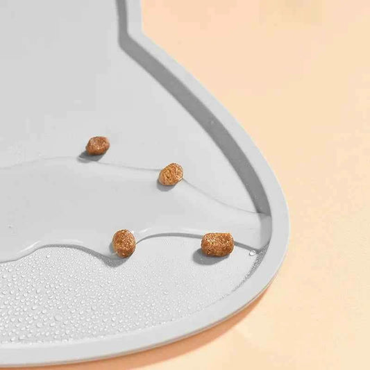 Food Grade Silicone Cat Mat Anti-dirty Easy to Clean Cats and Dog Bowl Mats Waterproof and Leak-proof Anti-slip Pad Pet Product