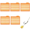 5Pcs Carp Fishing Tackle Carp Fishing Hair Rig Stops Boilie Bait Stoppers Extender Accessory for Carp/Coarse Fishing