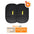 Reusable Double-Sided Pet Hair Removal Glove Anti-Static Grooming Tool for Cats Dogs Soft Brush Mitt for Furniture Carpet Cloth