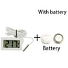 Mini Convenient Digital LCD Thermometer Sensor Hygrometer Gauge Refrigerator Aquarium Monitoring Display Humidity Detector