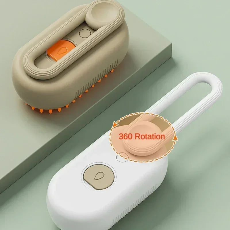 Pet Hair Remover Kit Multifunction Dog Steamy Brush Massager Spray Hair Removal Cat Grooming Comb Dogs Hair Cleaning