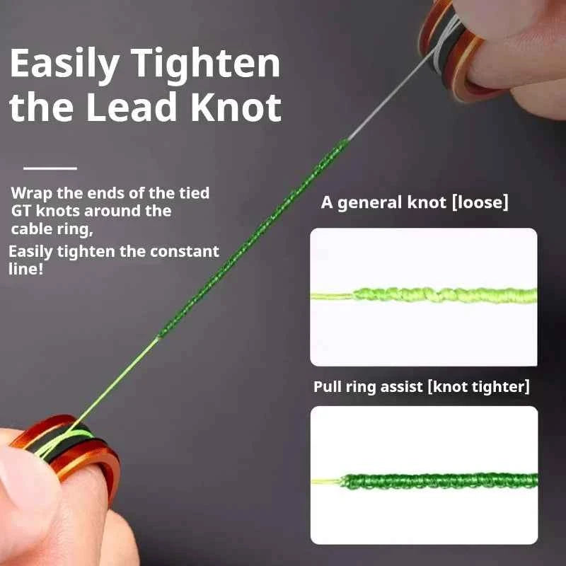 Aluminum Alloy Ring Wire Pulling Ring Wire Puller Bottom Hanging Wire Puller Anti Slip Fishing Wire Puller Portable