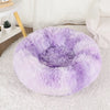 Dog Bed Donut Big Large Round Basket Winter Plush Beds for Dogs Medium Accessories Fluffy Kennel Small Puppy Pets Cat Products
