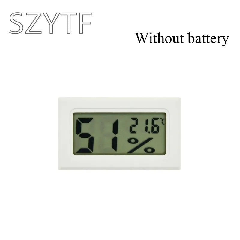 Mini Convenient Digital LCD Thermometer Sensor Hygrometer Gauge Refrigerator Aquarium Monitoring Display Humidity Detector
