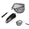 Retractable Landing Net Folding 1.9m/1.5m/1.3m Telescopic Fishing Net Outdoor Sea Mesh Portable Hand Dip Net For Carp Fly Fun