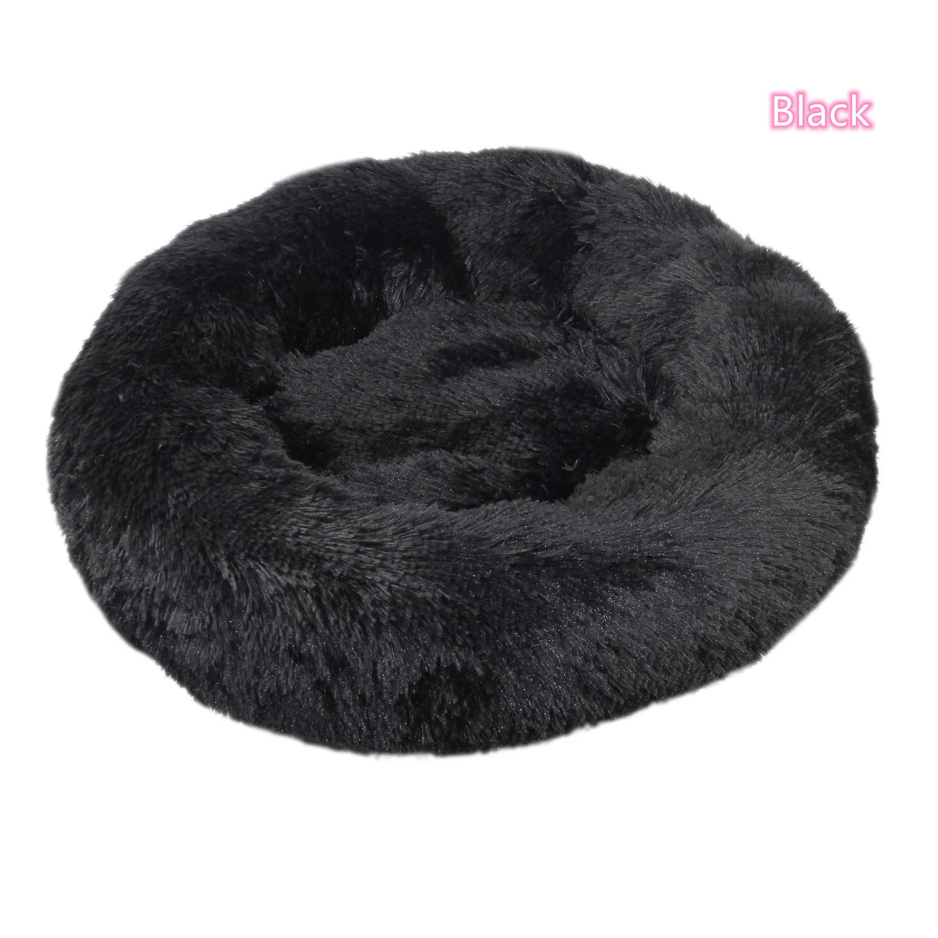 Super Soft Pet Cat Bed Plush Full Size Washable Calm Bed Donut Bed Comfortable Sleeping Artifact Suitable For Winter - Play Paws Toys
