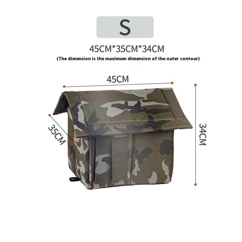 All Seasons Outdoor Rainproof Stray Cat Nest, Winter-Warm Closed House, Cold-Proof Cat House - Play Paws Toys