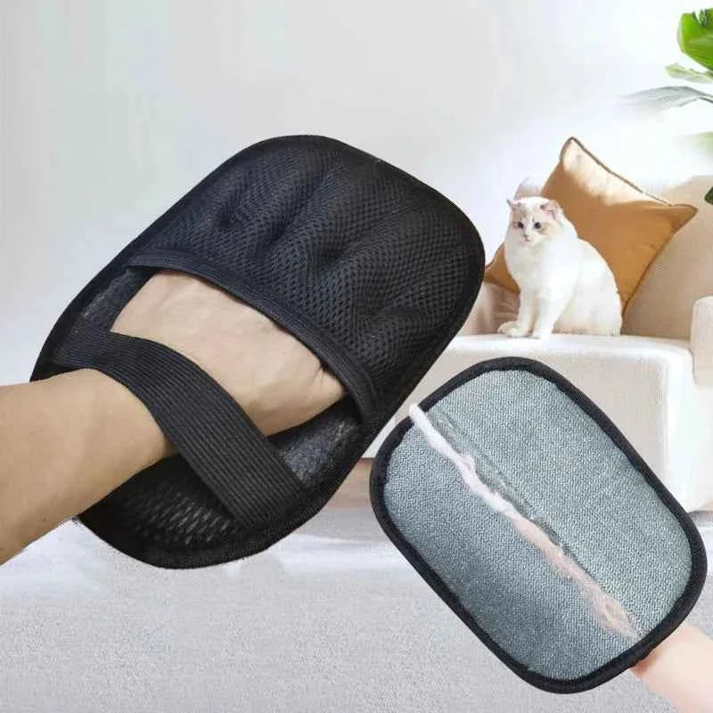 Upgraded Pet air Cleaning Removal Gloves Pet Grooming Finger Glove Reusable Sofa Carpets Cat Dog Hair Cleaning Tools