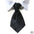 Pet Dog Cat Formal Necktie Tuxedo Bow Tie Black and Red Collar for Dog Cat Pet Accessories Suit for Small Medium Dogs and Cats