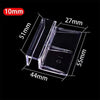 10Pcs Transparent Acrylic Fish Tank Glass Lid Clip Brackets Aquarium Filter Light Stand Support Holders Clip Width 5/6/8/10/12mm