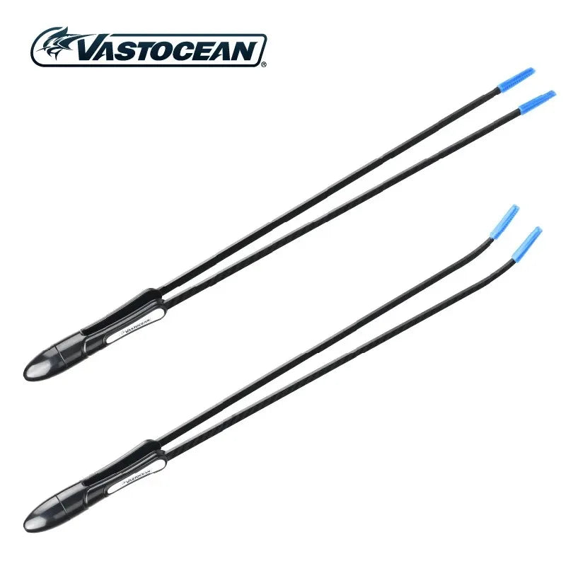 Vastocean Coral Tweezers High Carbon Fiber Suspendable Coral Tweezers Coral Tool Holder Straight Tweezers Curved Tweezers 495mm