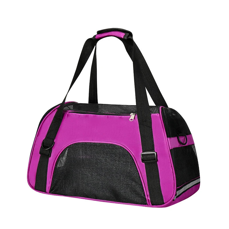 Cat Bags Portable Dog Carrier Bag Mesh Breathable Foldable Cats Carrier Bag Travel Breathable Transport Handbag - Play Paws Toys