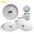 Oitabi 3PCS No Spill Cat Bowls Sets, Cat Food Bowl, Anti Whisker Fatigue Ceramic Cat Dishes Set, Shallow Wide Kitten Plates - Play Paws Toys