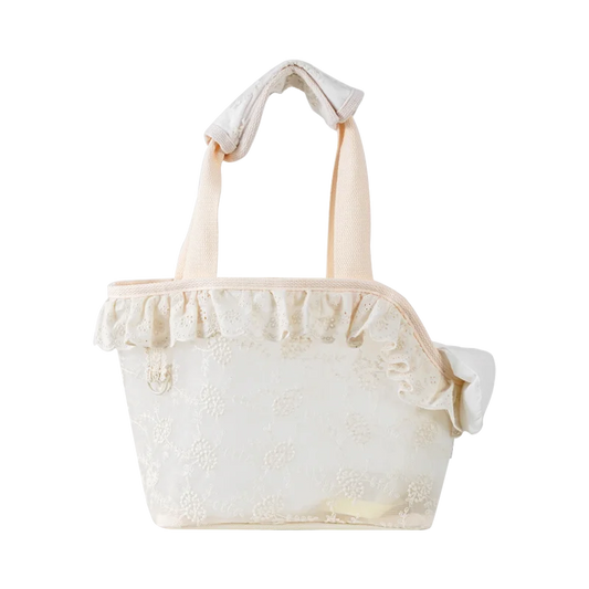 Onecute Lace Pet Carrier Bag - Handheld Shoulder Puppy Purse for Small Dogs, Chihuahua, Cats - Dog Walking Accessories - Play Paws Toys