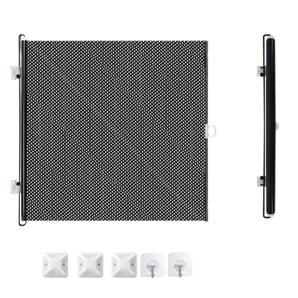 Pet Accessories Guard Retractable Fence Gate Barrier Universal Pet Network Fence Folding Black Child Barrier Fences Stairs - Play Paws Toys