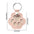 Memorial Leather Pet Hair Storage Bag Cat Paw Keychain Kitten Souvenir Fur Container Pendant Portable Handmade Key Accessories