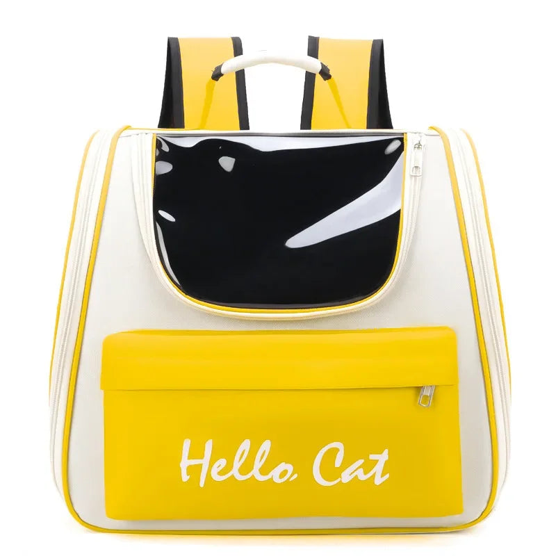 Cat Carrier Bags Windproof Outdoor Travel Backpack for Cat Small Dogs Transport Carrying Bag Cat Backpack Carriers With Cushion - Play Paws Toys