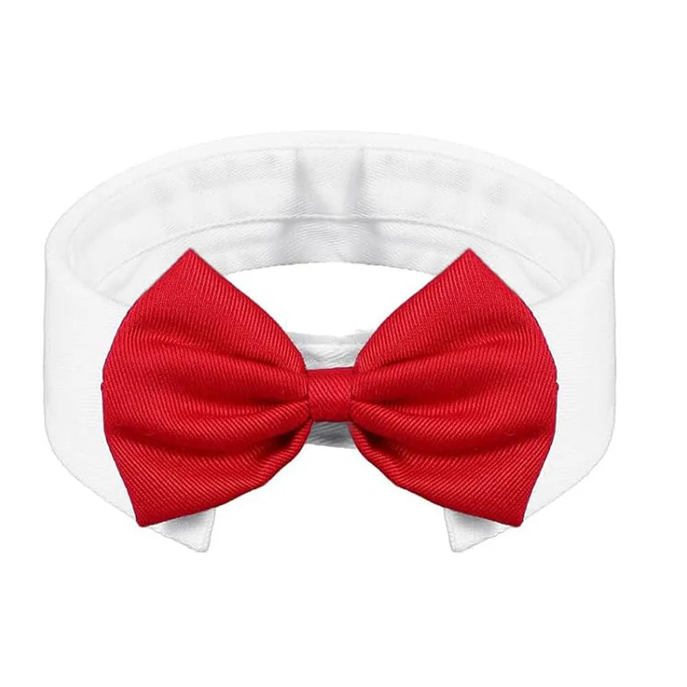 Bow Tie Cat Collar, Dog Cat Tuxedo Collar, Cat Wedding Bowtie, Adjustable Formal Collar Neck Tie, Formal Pet Cats Necktie for Ca