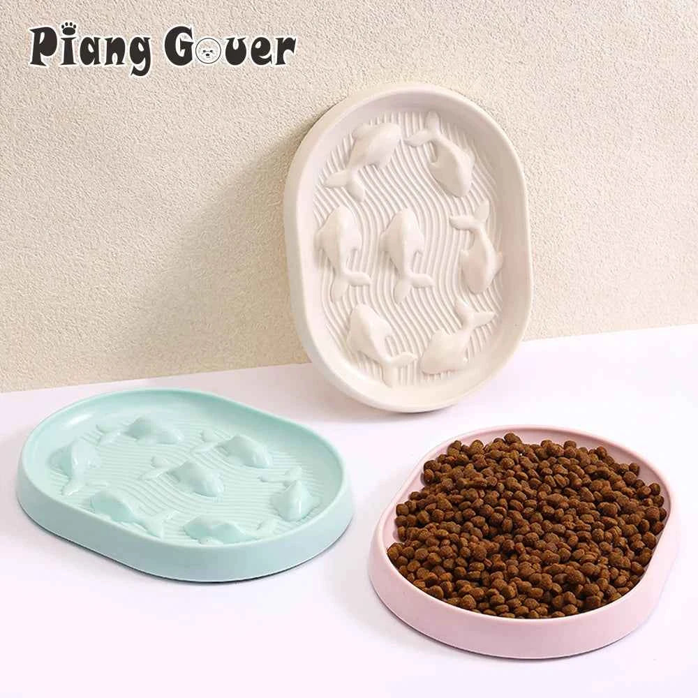 Dog Cat Bowl Anti Choking Slow Food Pet Bowl Bowl Pet Feeder Supplies