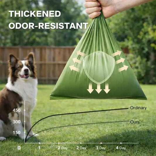 300Pcs Bulk Disposable Dog Poop Bags, Leak-Proof Tear-Resistant Pet Waste Bags, Cost-Effective Pet Supplies for Dog Lovers