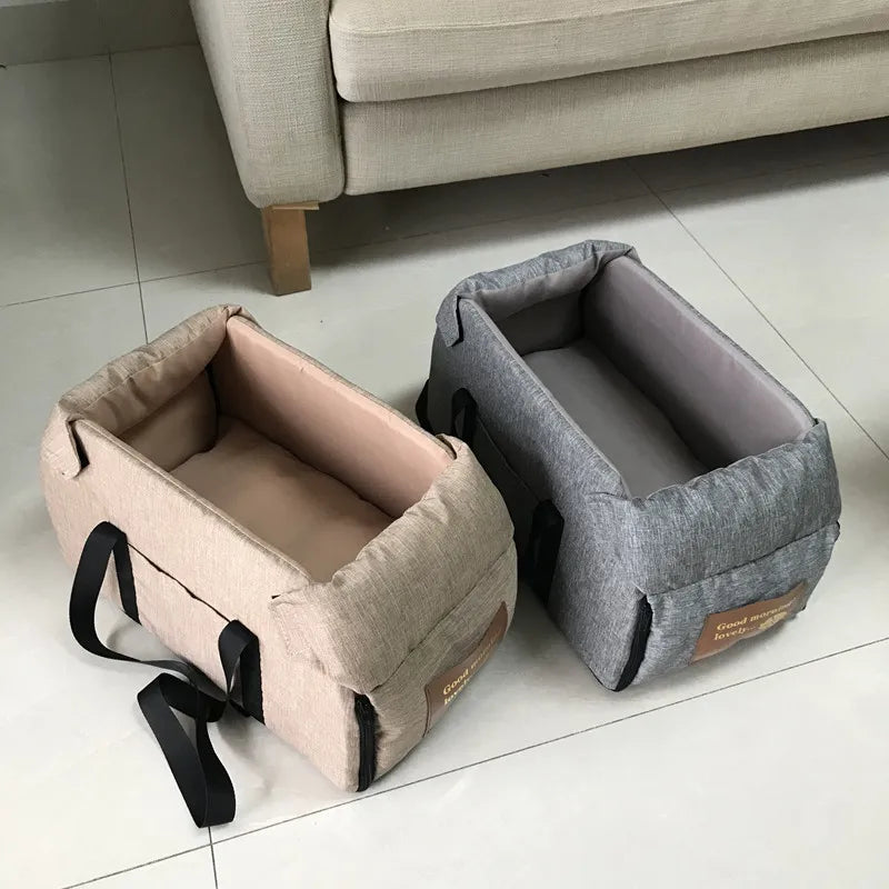 Portable Car Safety Pet Seat For medium/Small Dogs Cat Travel Central Control Cat DogBed Transport Dog Carrier Protector DogBags - Play Paws Toys