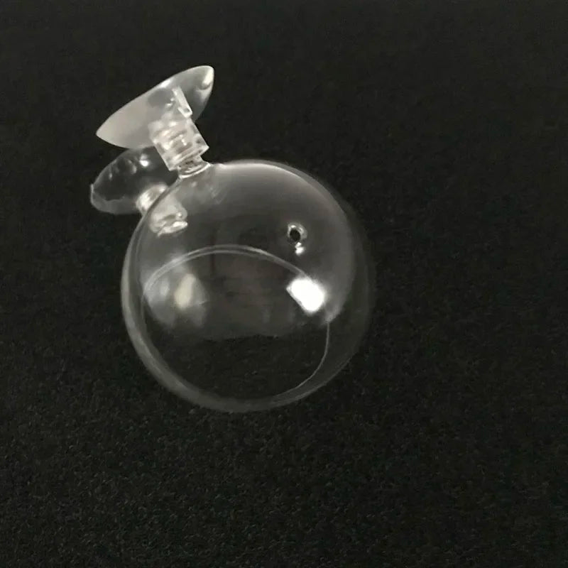 Glass Aquarium decoration Hanging fish tank Mini Crystal Pot Polka Water potted planting cylinder cup aquarium accessories
