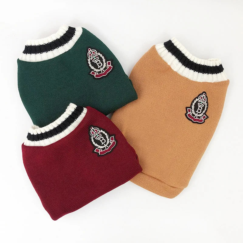 Cat Dog Sweater Pullover Winter Pet Clothes for Small Dogs Cat Vest Puppy Jacket Pet Cat Clothing Kitty Costume Ubranka Dla Psa - Play Paws Toys