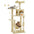 Feandrea Cat Tree, 55.1-Inch Cat Tower, Plush Multi-Level Condo with 4 Scratching Posts, 2 Perches, Hammock, Cave