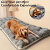 Oversized Plush Dog Cat Bed Sofa Crate Pad Ultra Soft Polyester Pet Mat for All Size Cats Dogs Adorable Rectangle Couch