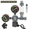 ZRDR aquarium CO2 regulator solenoid valve bubble counter is used for CO2 gas cylinder fish tanks CO2 pressure reducing valve