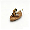 Creative Cat Fishing Boat Aquarium Ornament High Quality Resin Durable Fish Tank Decor Marine Theme