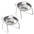 Stainless Steel Cat Bowls Raised Whisker Fatigue Relief Cat Plates Pet Water Dish Kitten Bowls Pet Bowls for Cats Food Bowls - Play Paws Toys